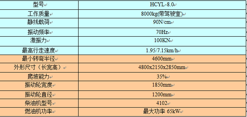 8噸壓路機